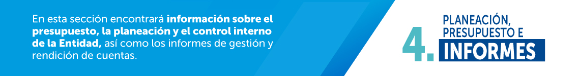 4. Planeación y presupuesto. Lleva a la ventana de Planeación de la Subred Sur