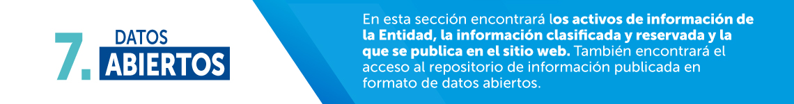 8. Datos abiertos. Lleva a la ventana de datos abiertos de la Subred Sur