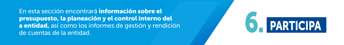 6. Participa. Lleva a la ventana de participa de la Subred Sur