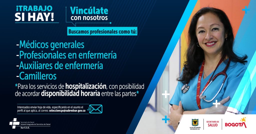 Vacante servicios de hospitalizacion - Julio 2023 - Vincúlate con nosotros