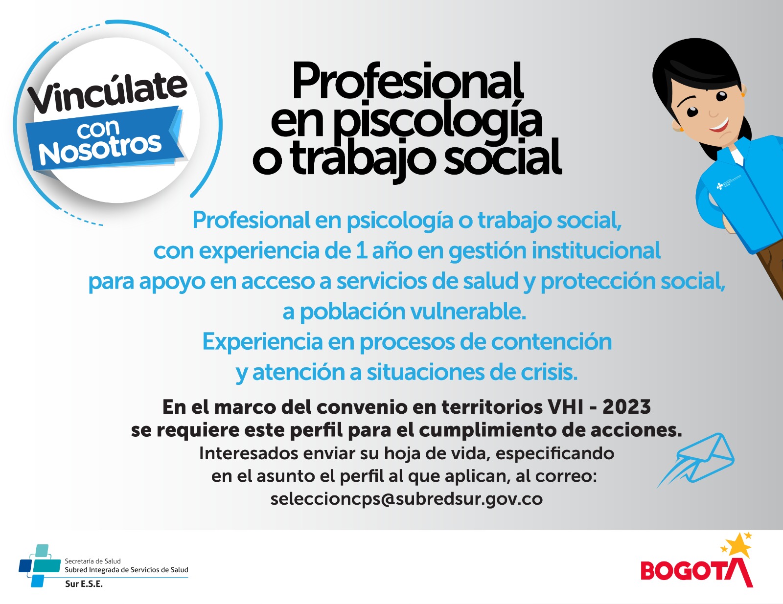 Perfil profesional en psicología o trabajo social
