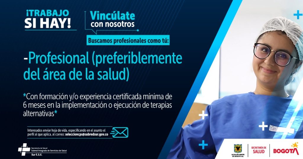 Vacante profesional área de salud