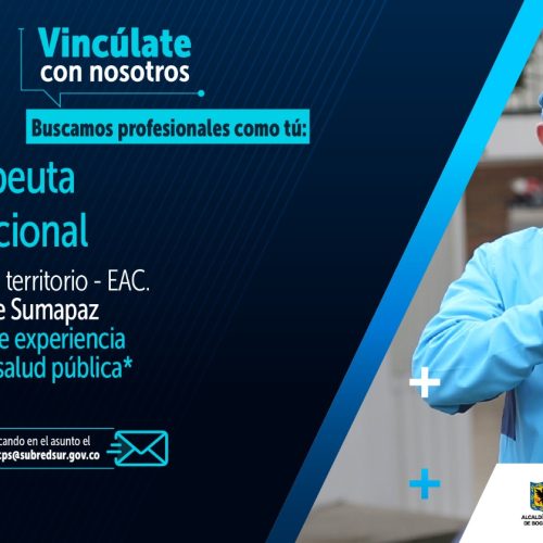 Vacante terapia ocupacional