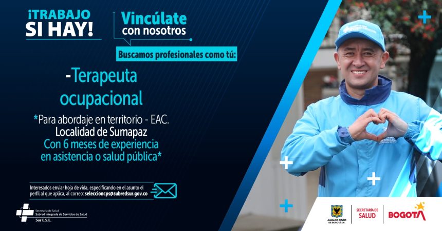 Vacante terapia ocupacional