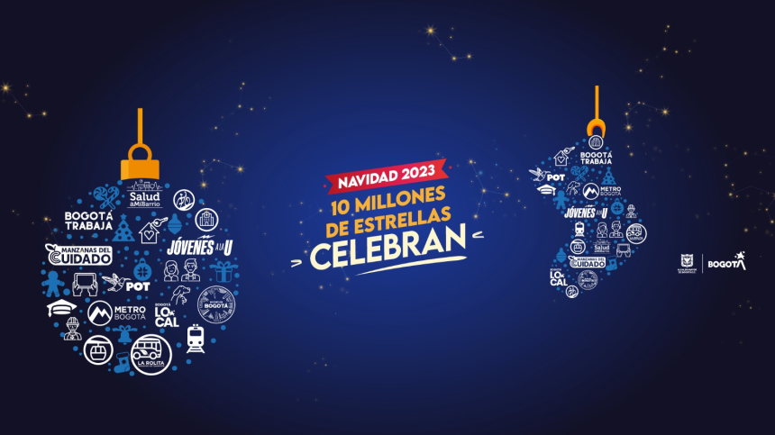 10 millones de estrellas celebrarán la Navidad en Bogotá​​