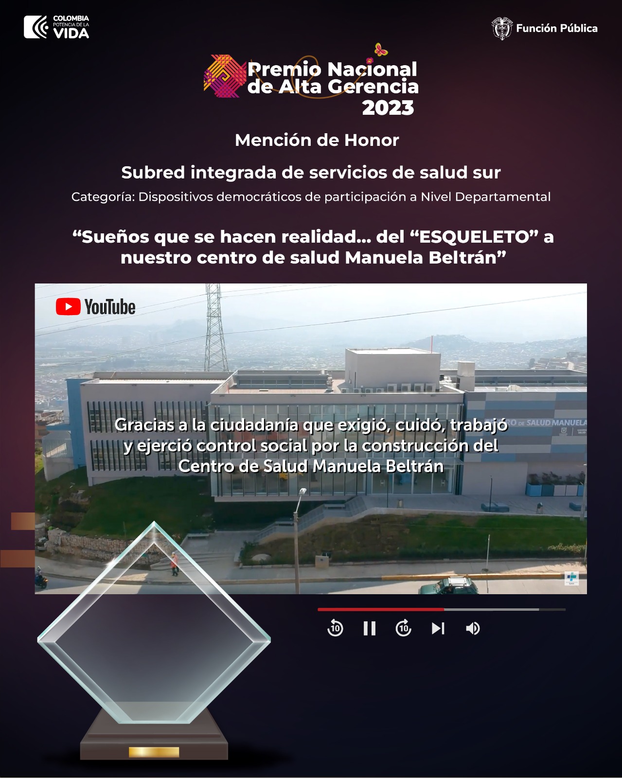 Imagen reconocimiento funcion publica a la alta gerencia 2023