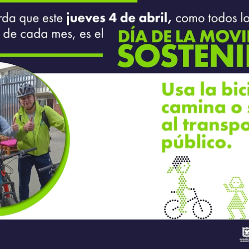 Movilidad Sostenibles – jueves 1 de abril