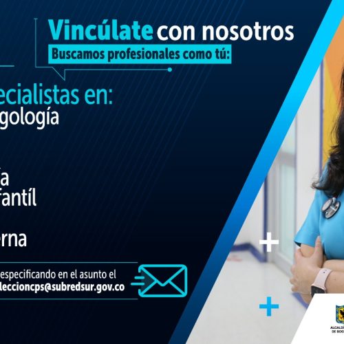 Vacante 1 Julio 2024 - Médicos especialistas
