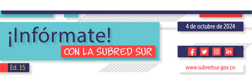 Infórmate con la Subred Sur Ed. 15