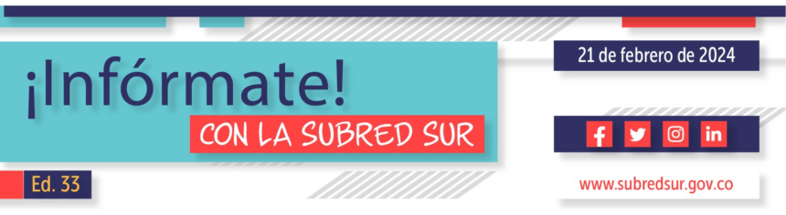 Infórmate con la Subred Sur Ed. 33