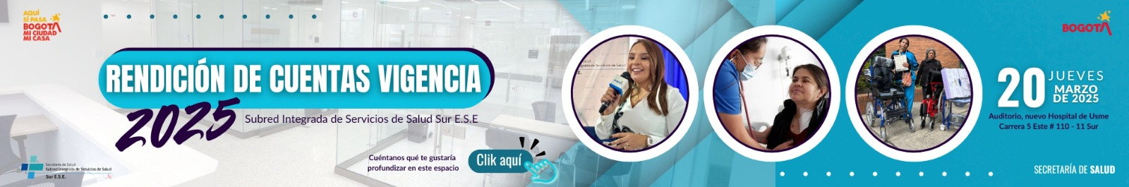 Participe en la rendición de cuentas vigencia 2025