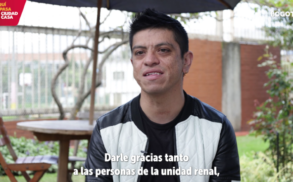 Jhon Díaz paciente con trasplante de riñón