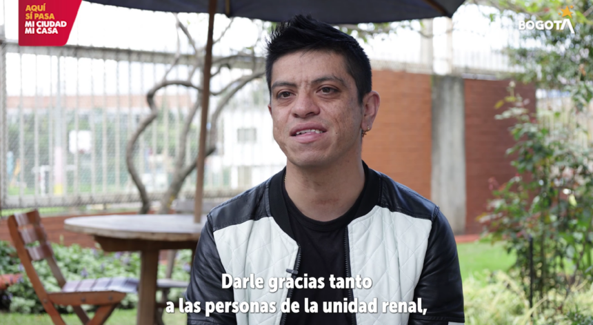 Jhon Díaz paciente con trasplante de riñón