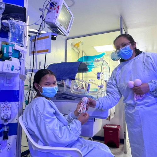 Llegan pulpitos tejidos a la Unidad de Neonatos del Hospital de Meissen Llegan pulpitos tejidos a la Unidad de Neonatos del Hospital de Meissen