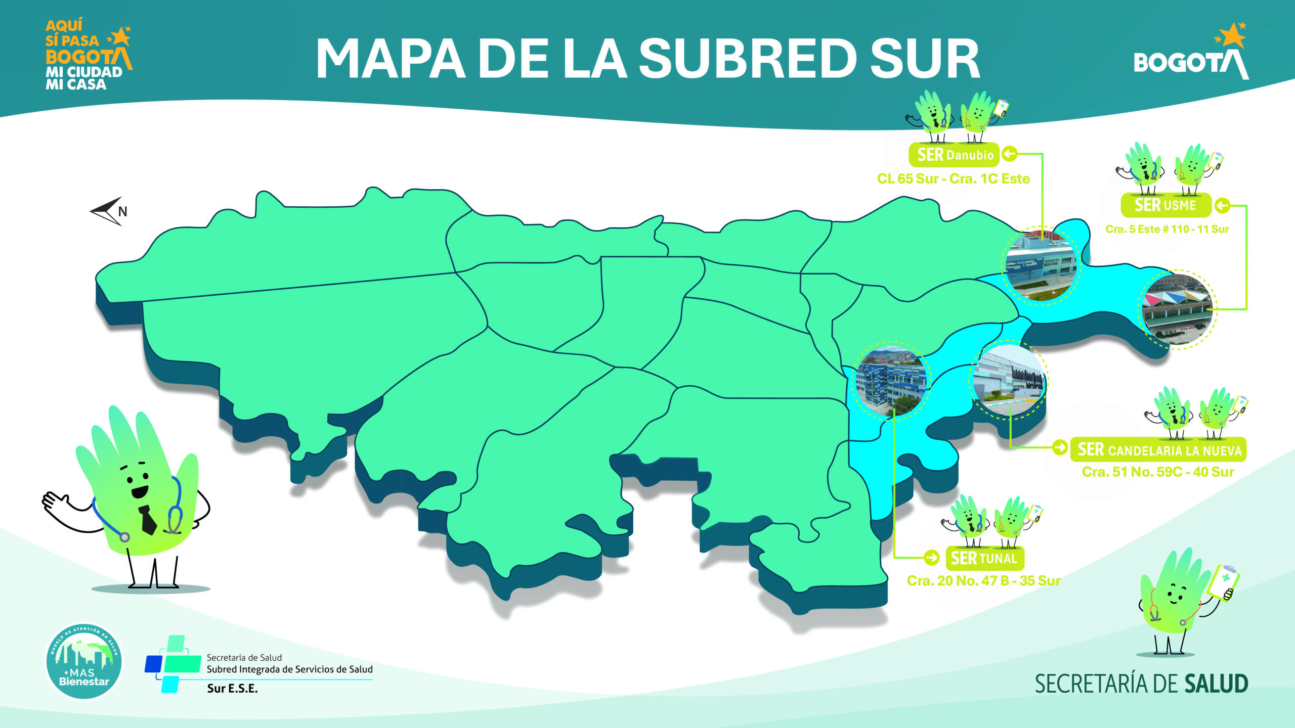 Mapa de unidades SER