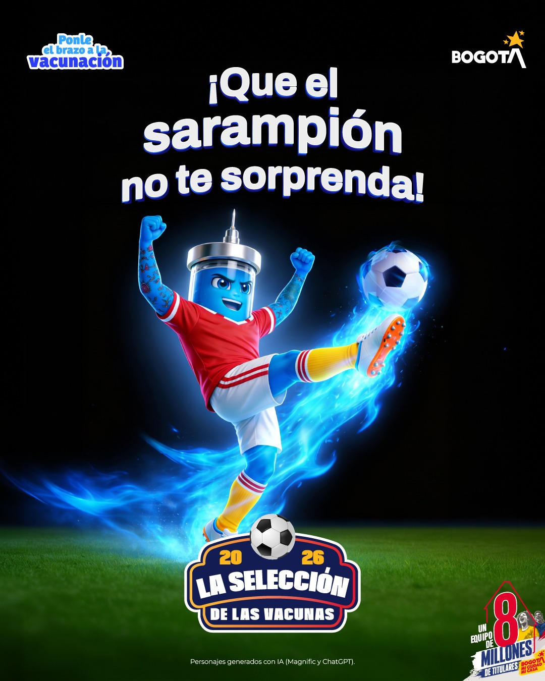 Bogotá intensifica vigilancia Sarampión