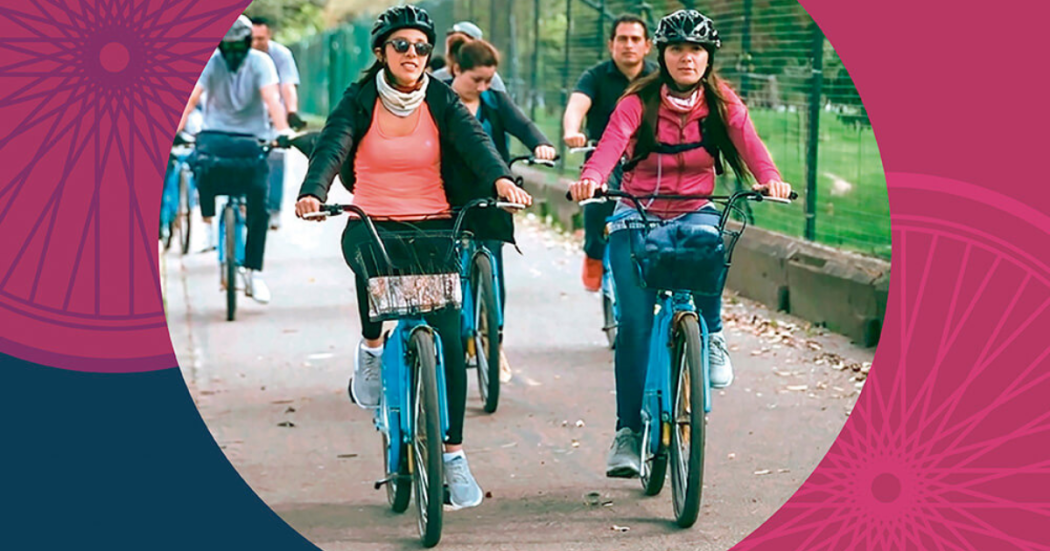 Bogotá celebra su cumpleaños con un recorrido en bicicleta