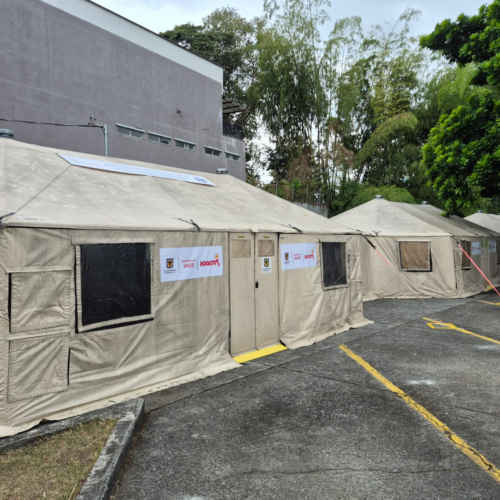 En Armenia, hospital de campaña enviado por Bogotá para respaldar la atención en el Quindío tras el sismo​​