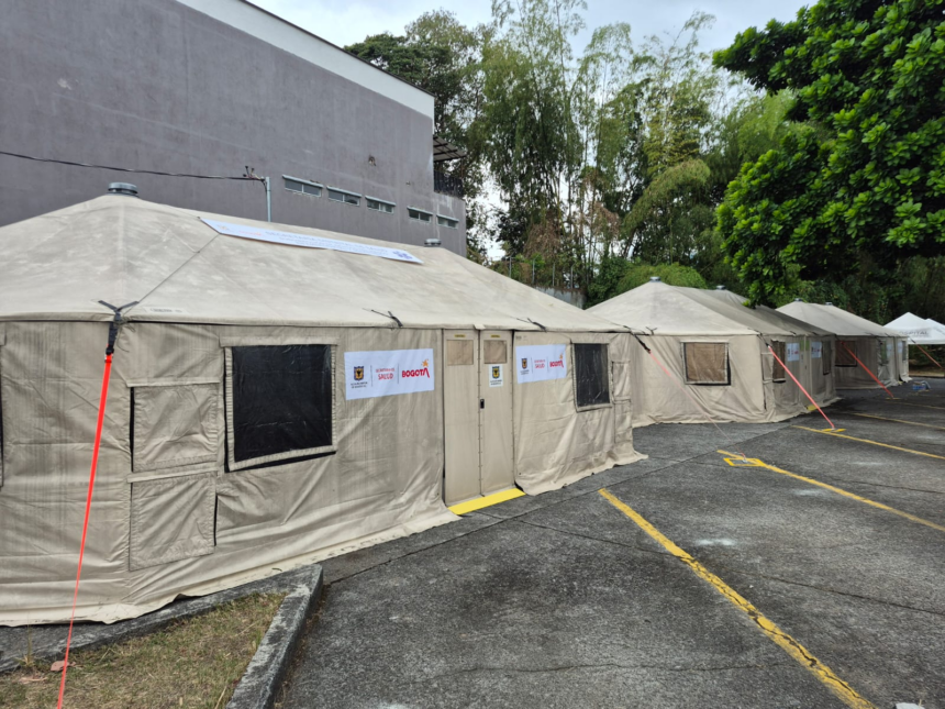 En Armenia, hospital de campaña enviado por Bogotá para respaldar la atención en el Quindío tras el sismo En Armenia, hospital de campaña enviado por Bogotá para respaldar la atención en el Quindío tras el sismo