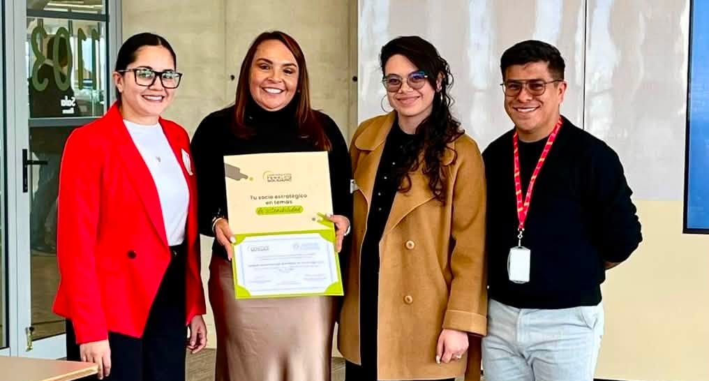 Reconocimiento a la Subred Sur por su compromiso con la sostenibilidad y la responsabilidad social.