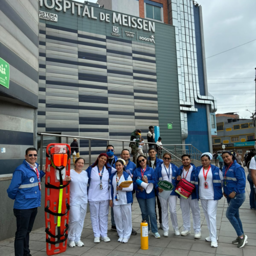 Participación de la Subred Sur en el Simulacro Bogotá 2026