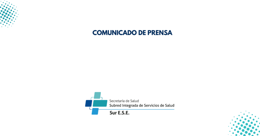 Comunicado Comunicado de prensa