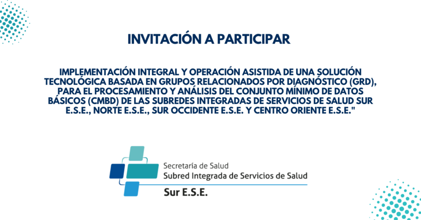 Invitación a participar Invitación a participar compra conjunta denominada CP 007-2026: